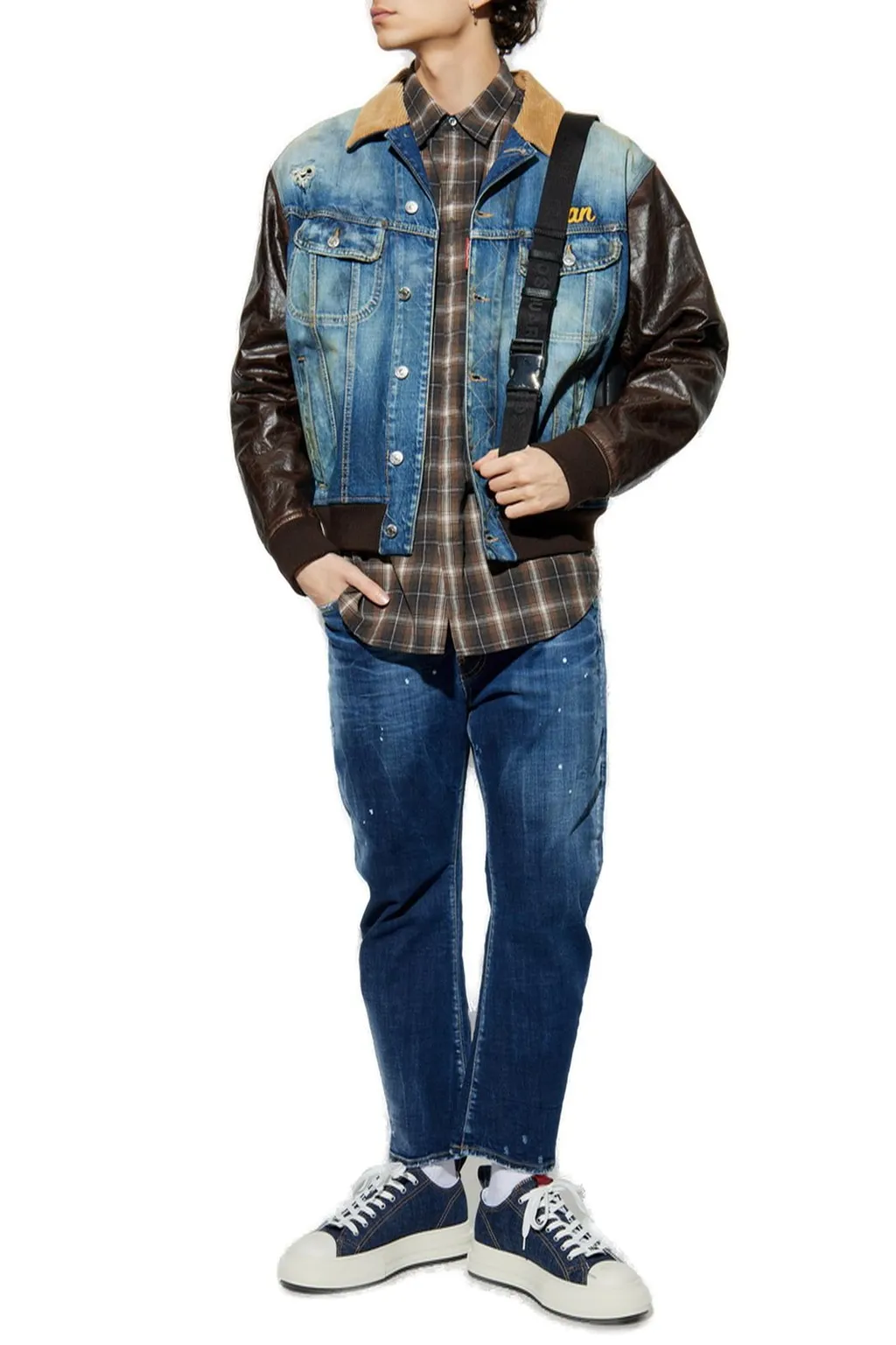 Dsquared2 Logo Printed Checked Shirt