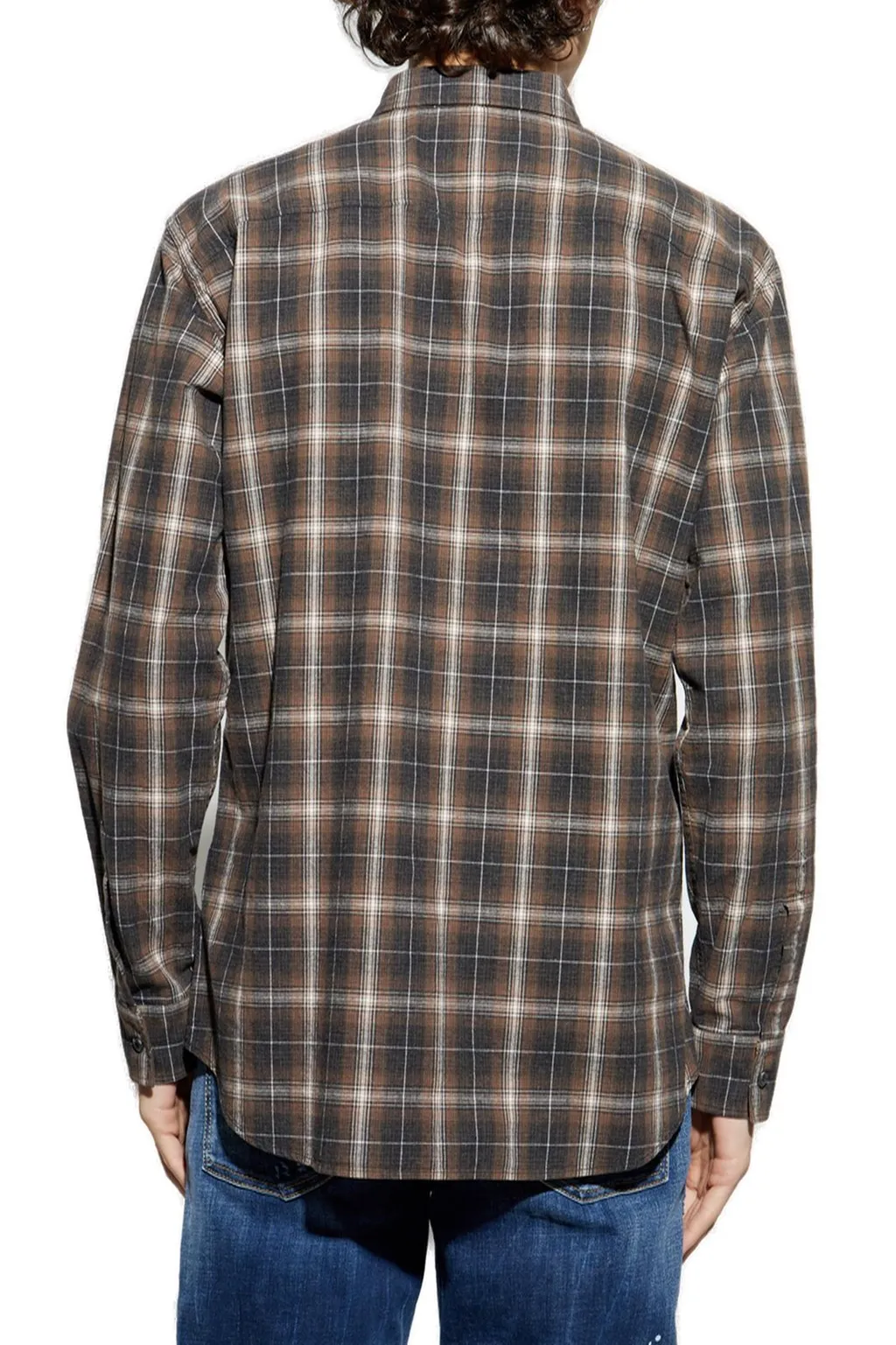 Dsquared2 Logo Printed Checked Shirt