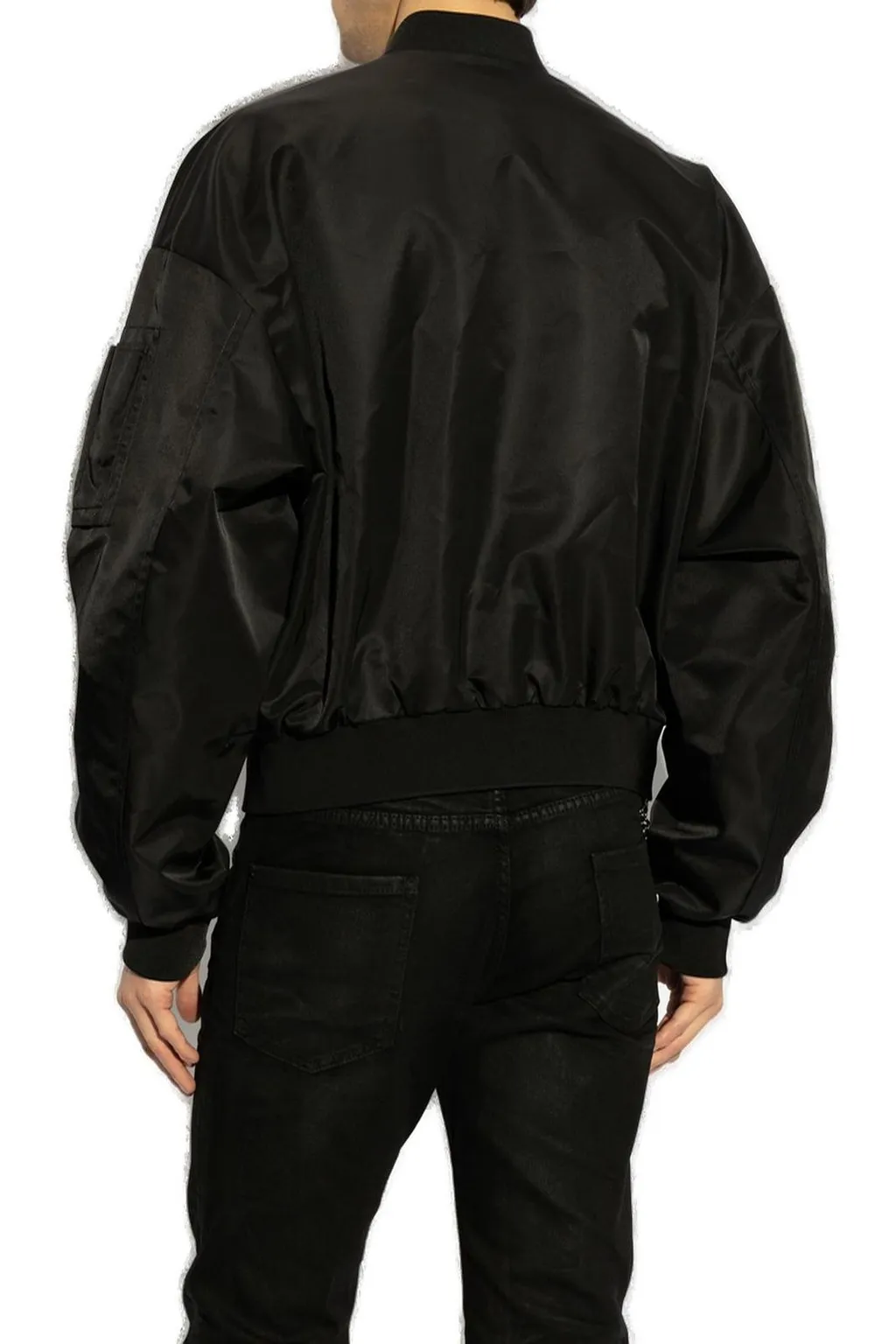 Dsquared2 Logo Printed Zipped Bomber Jacket