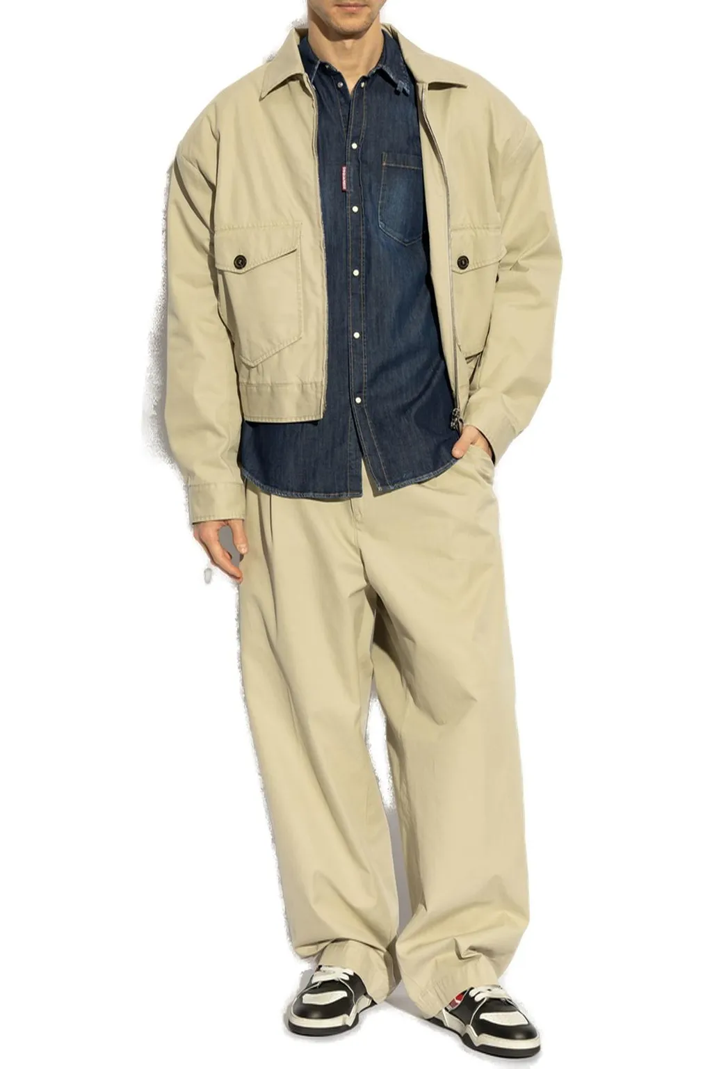 Dsquared2 Easy Zoo Pleated Trousers