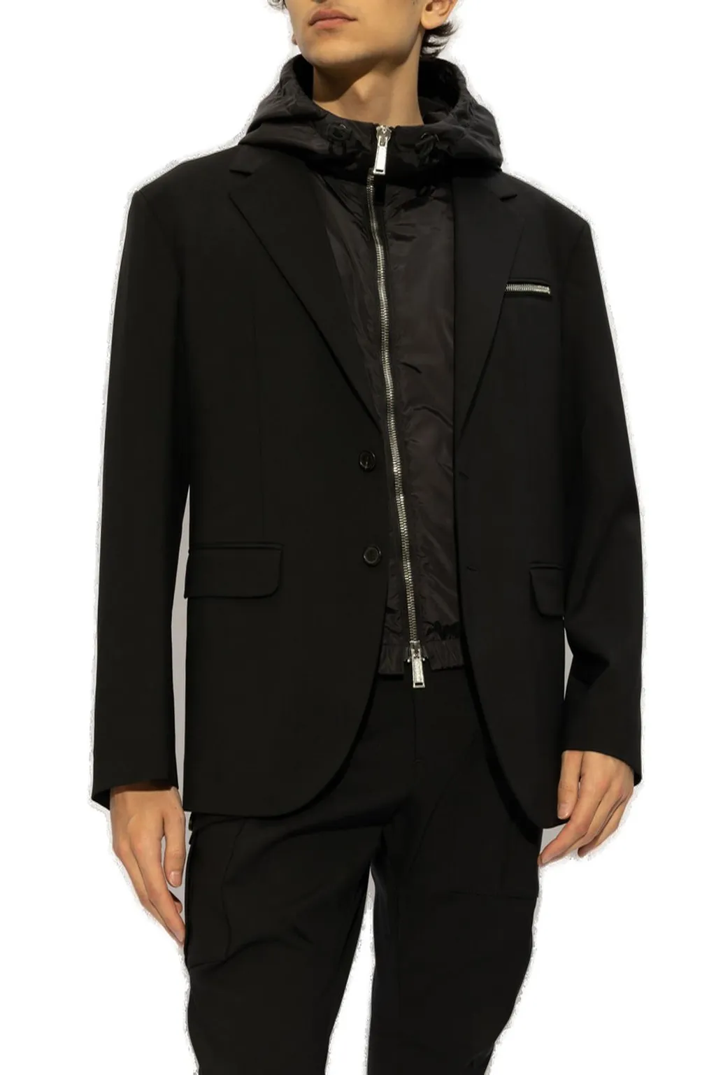 Dsquared2 Double Layered Hooded Jacket