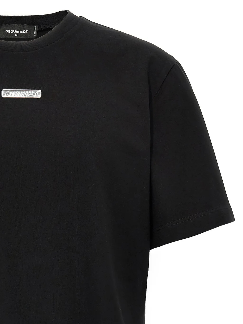 Dsquared2 Logo Plaque Crewneck T-Shirt
