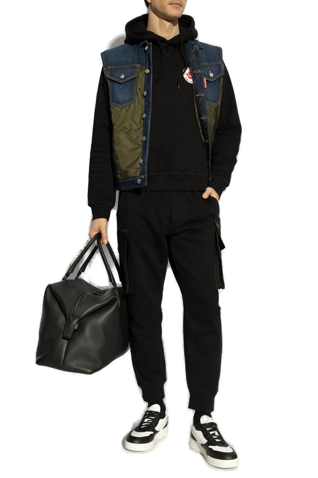 Dsquared2 Cool Fit Logo Patch Hoodie