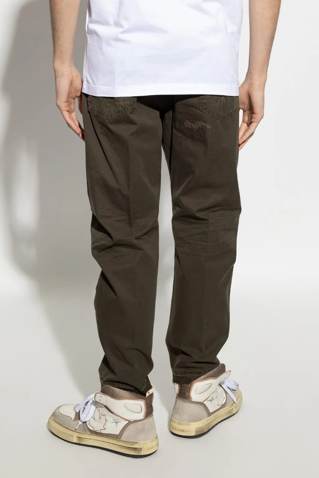 Dsquared2 Distressed Elastic Waist Trousers