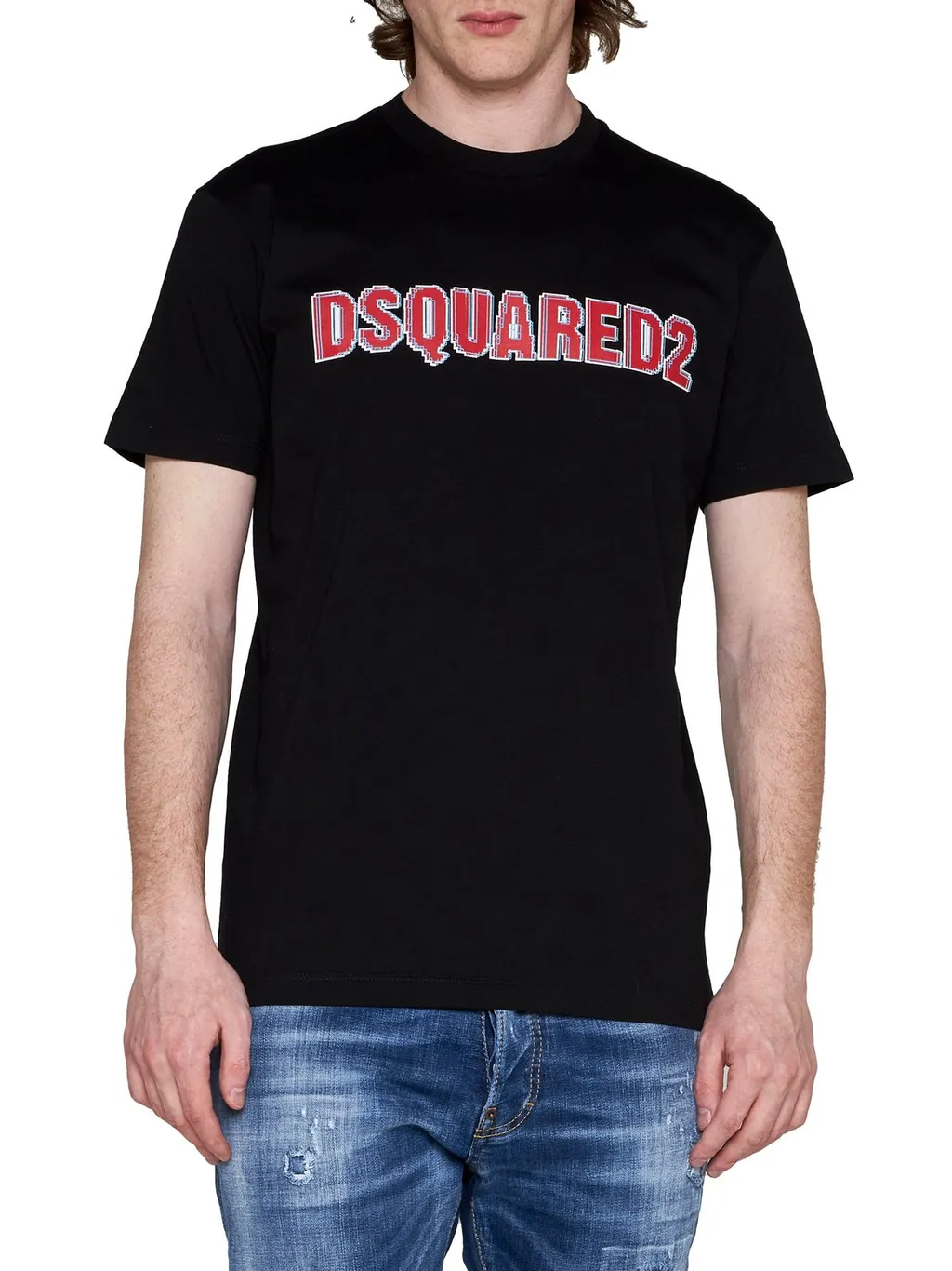Dsquared2 Logo Printed Crewneck T-Shirt