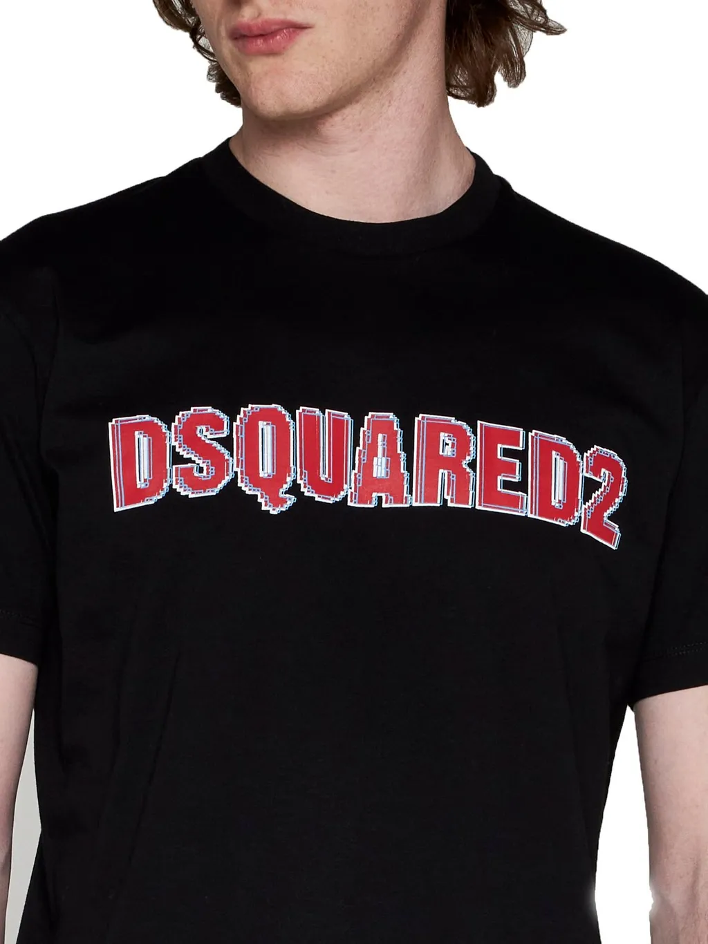 Dsquared2 Logo Printed Crewneck T-Shirt