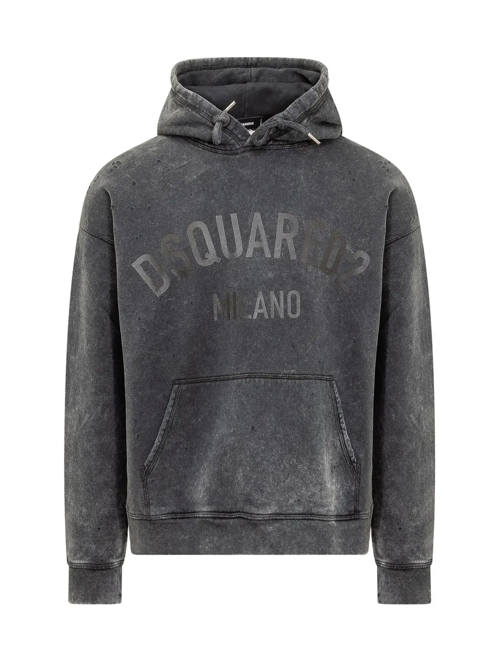 Dsquared2 Logo Printed Drawstring Hoodie