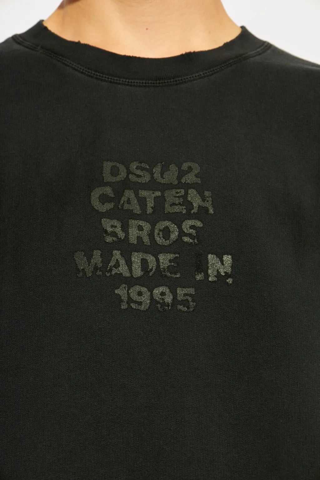Dsquared2 Logo Printed Crewneck Sweatshirt