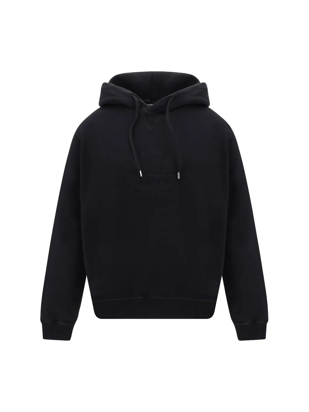 Dsquared2 Logo Embossed Drawstring Hoodie