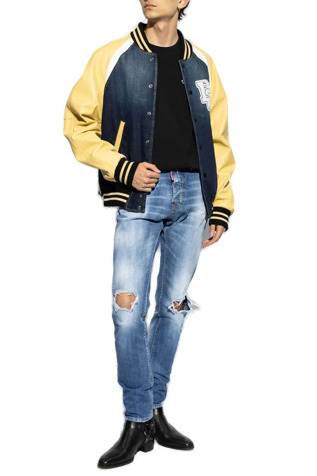 Dsquared2 Logo-Embroidered Crewneck T-Shirt