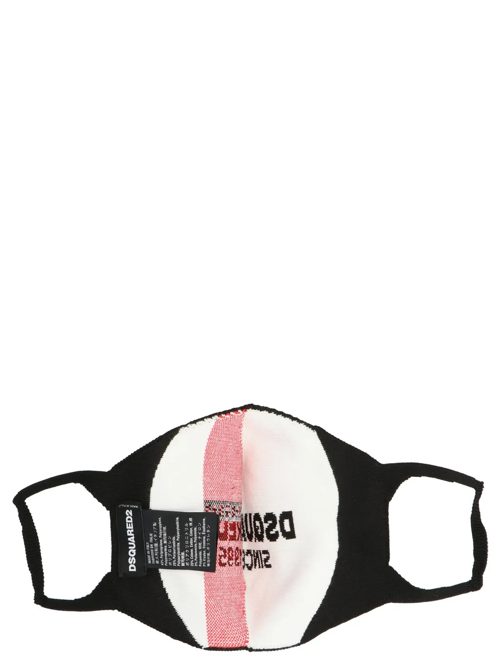 Dsquared2 Logo Intarsia Knitted Face Mask