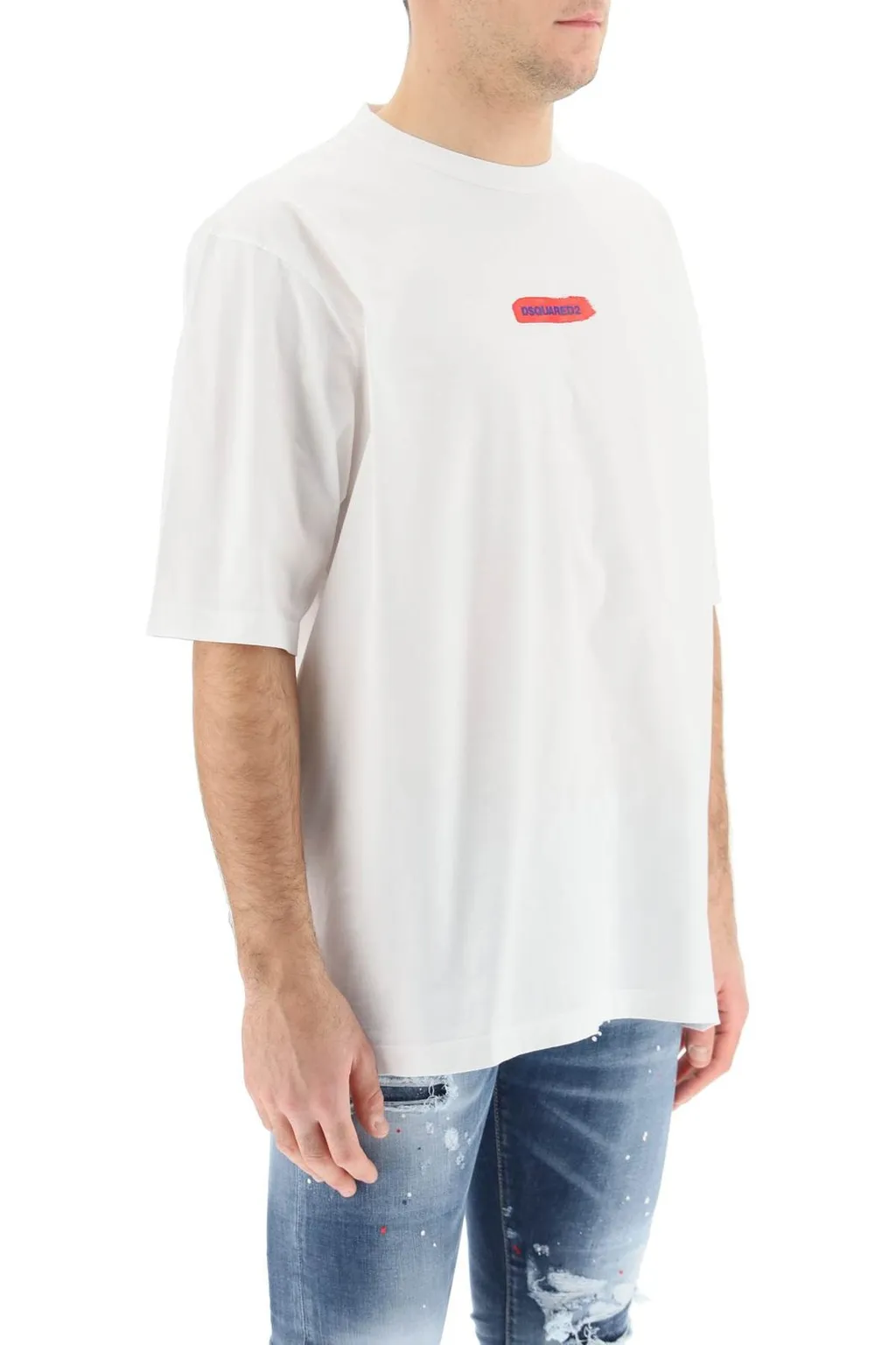 Dsquared2 Logo Printed Crewneck T-Shirt