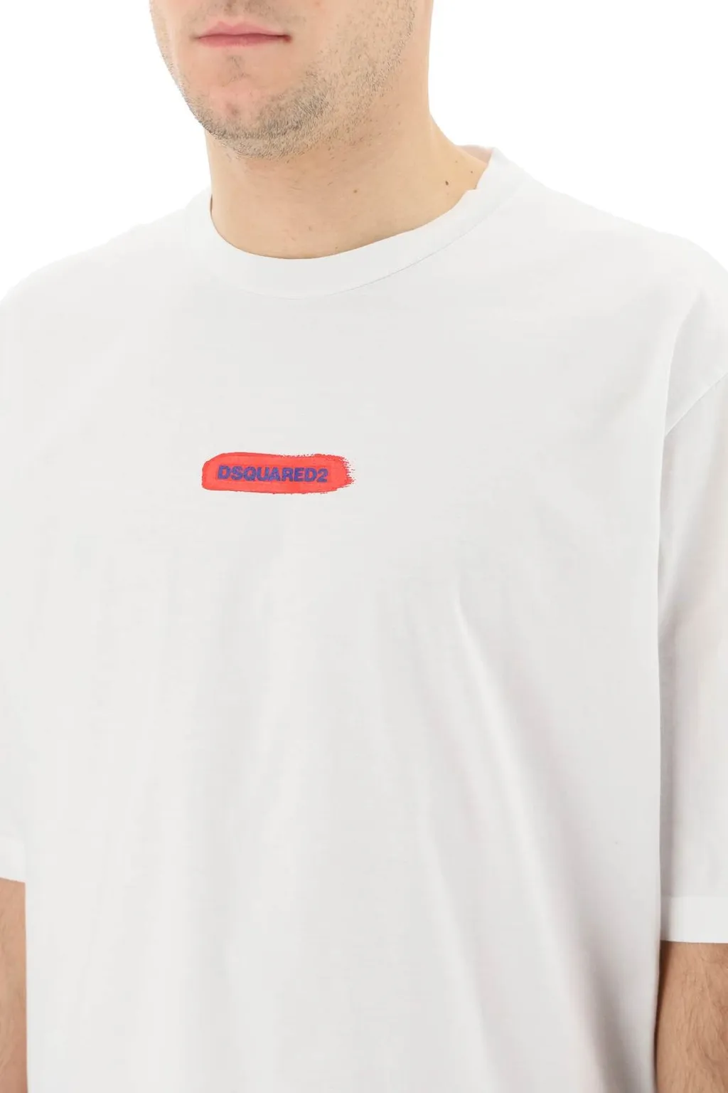 Dsquared2 Logo Printed Crewneck T-Shirt
