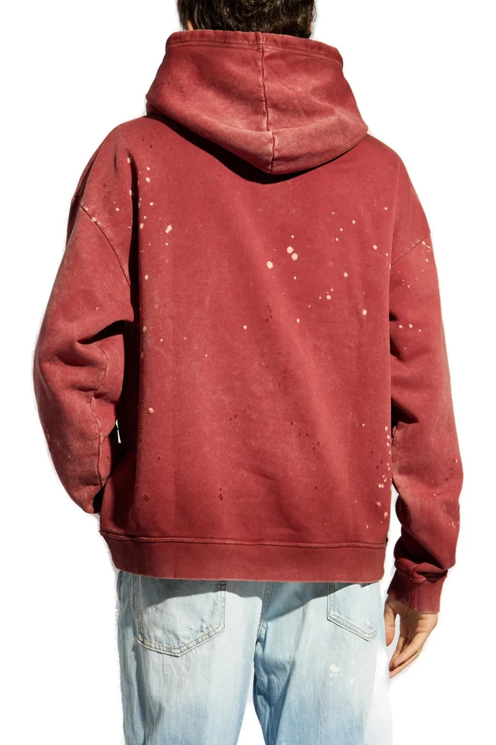 Dsquared2 Paint Splatter Detailed Drawstring Hoodie