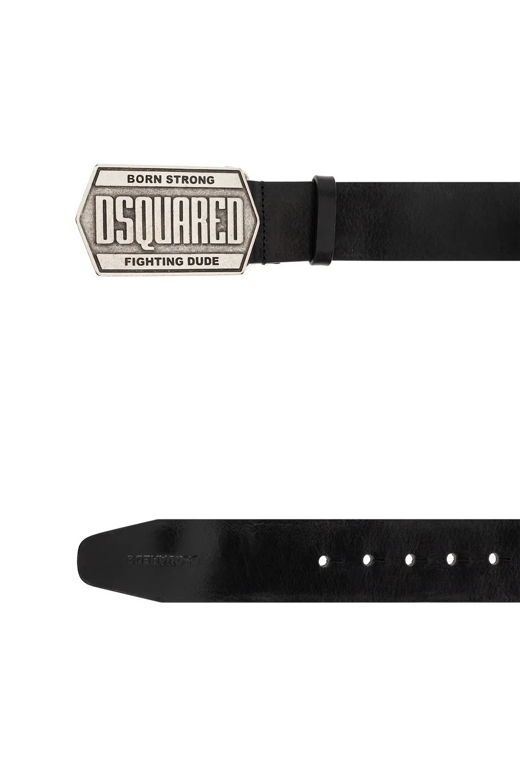 Dsquared2 Logo Plaque Buckle Belt