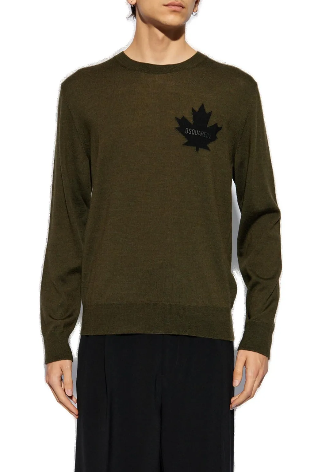 Dsquared2 Logo Detailed Sleeved Sweater