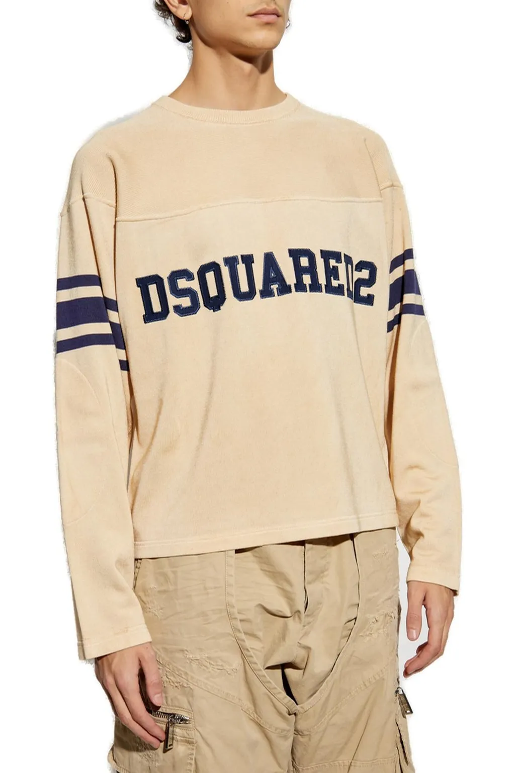 Dsquared2 Logo-Embroidered Crewneck Jumper