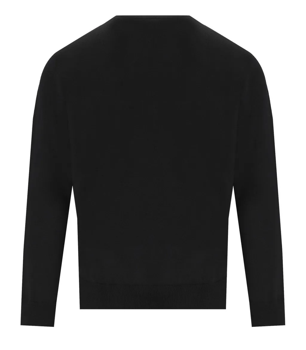 Dsquared2 Logo Intarsia-Knit Crewneck Jumper