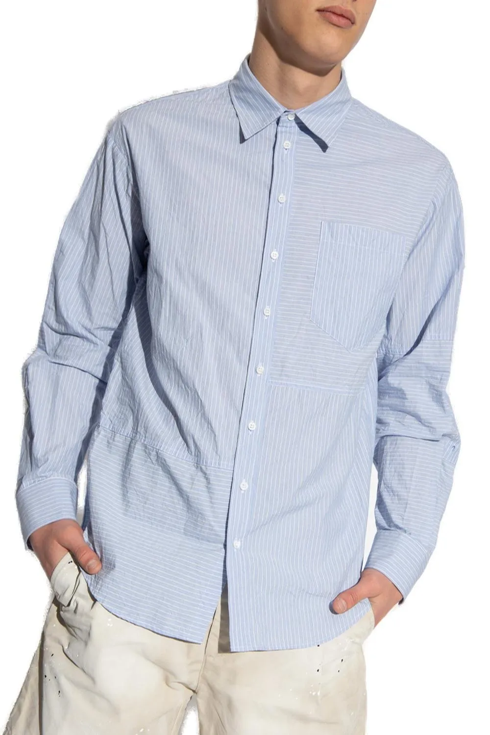 Dsquared2 Striped Button-Up Shirt