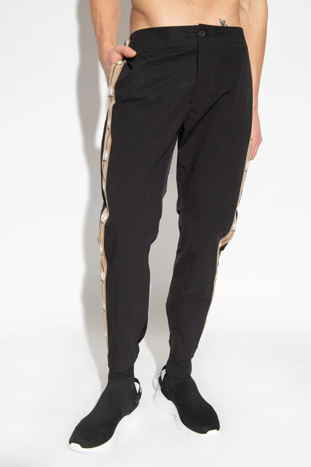 Dsquared2 Side Striped Loose-Fit Pants