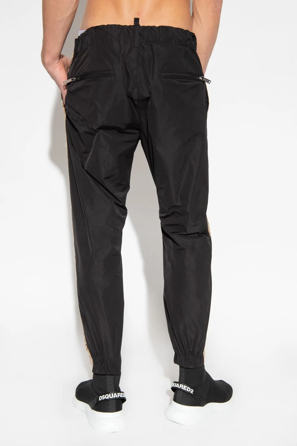Dsquared2 Side Striped Loose-Fit Pants