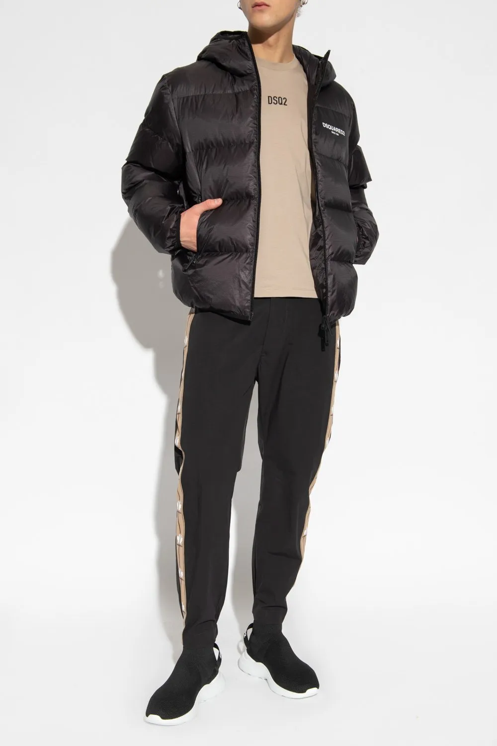 Dsquared2 Side Striped Loose-Fit Pants