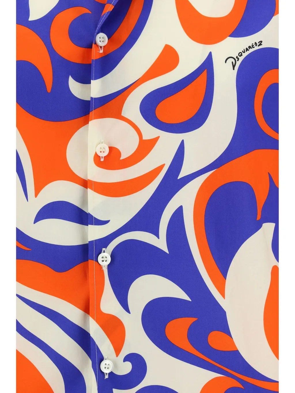 Dsquared2 Abstract Print Short-Sleeved Shirt