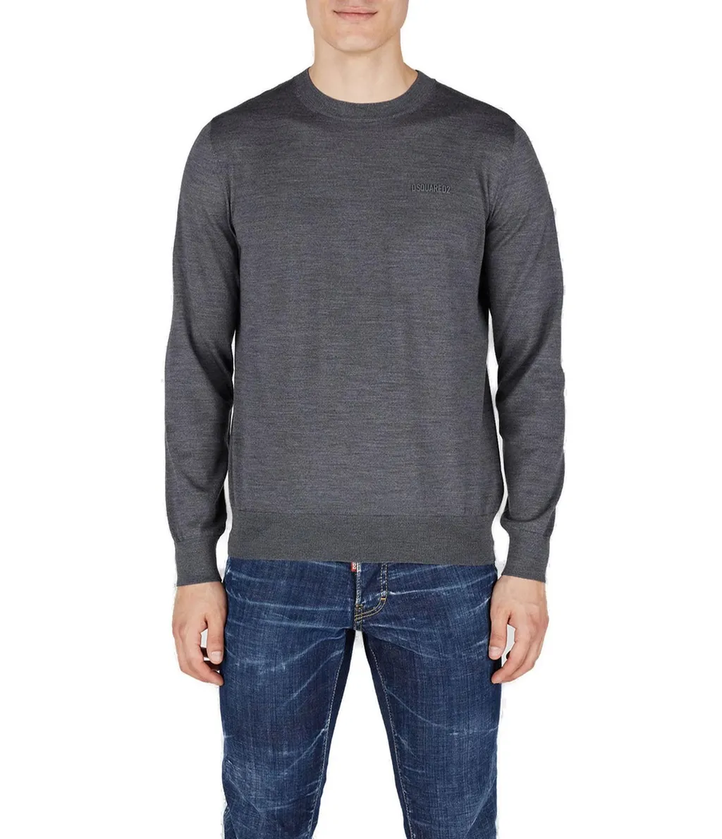 Dsquared2 Crewneck Long-Sleeved Knitted Jumper
