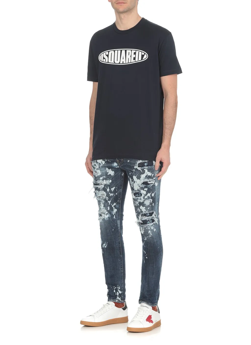 Dsquared2 Logo-Printed Crewneck T-Shirt