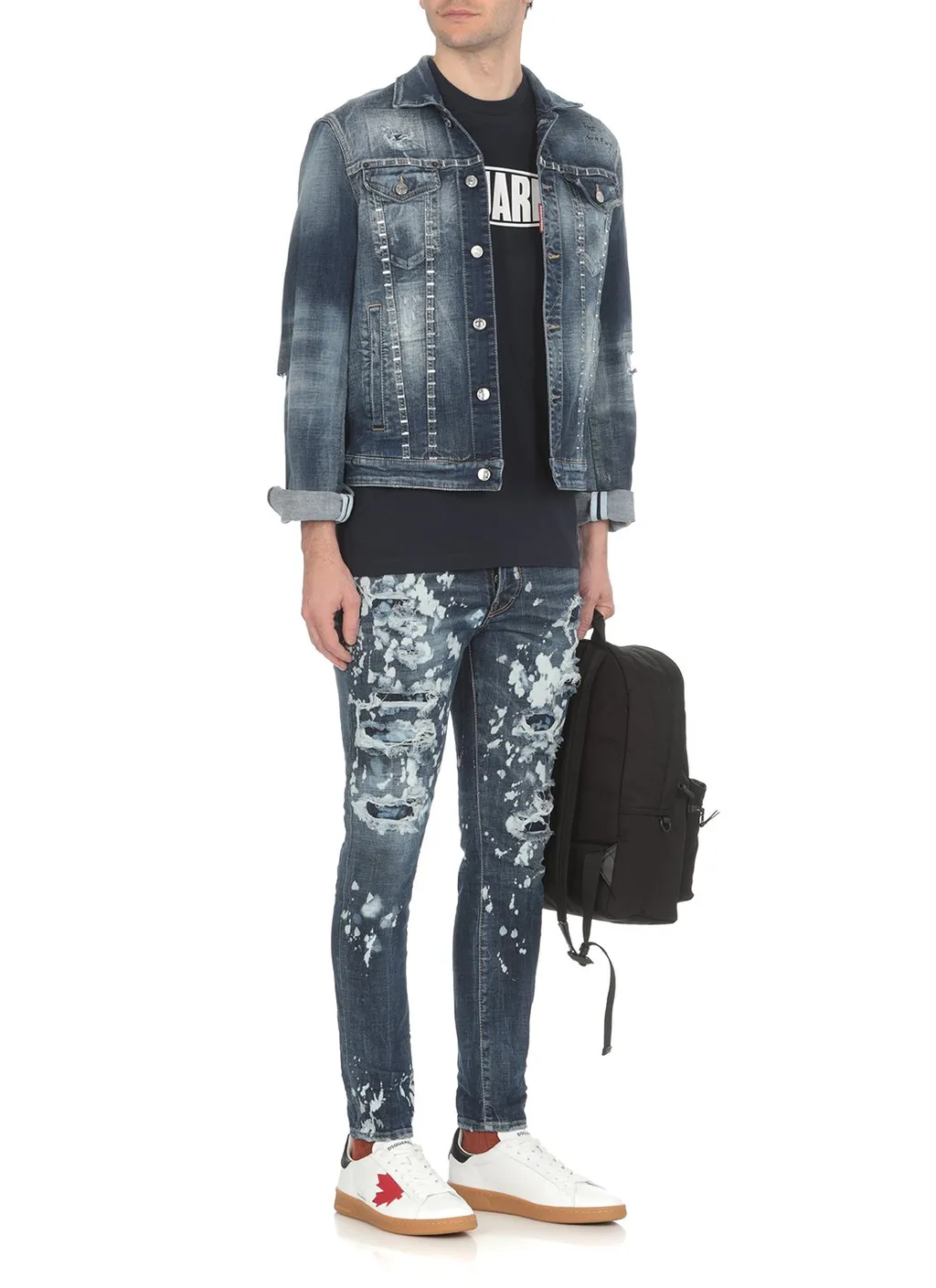 Dsquared2 Logo-Printed Crewneck T-Shirt