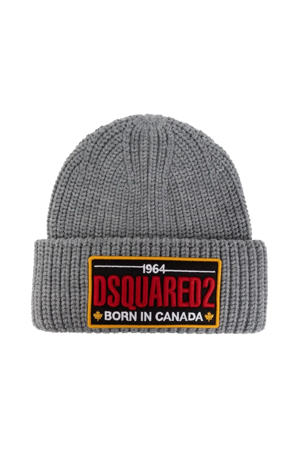 Dsquared2 Logo Patch Knitted Beanie