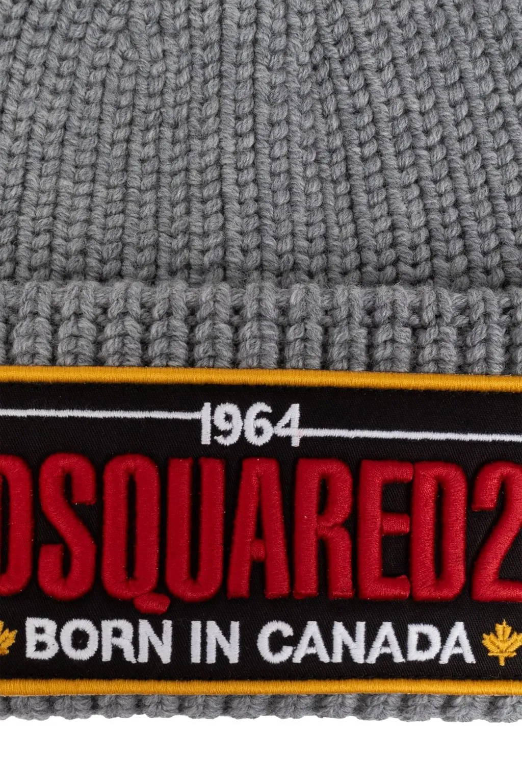 Dsquared2 Logo Patch Knitted Beanie