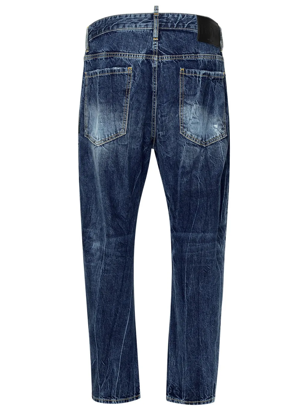 Dsquared2 Icon Printed Straight-Leg Jeans
