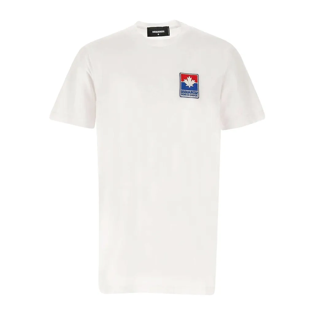 Dsquared2 Logo Patch Crewneck T-Shirt