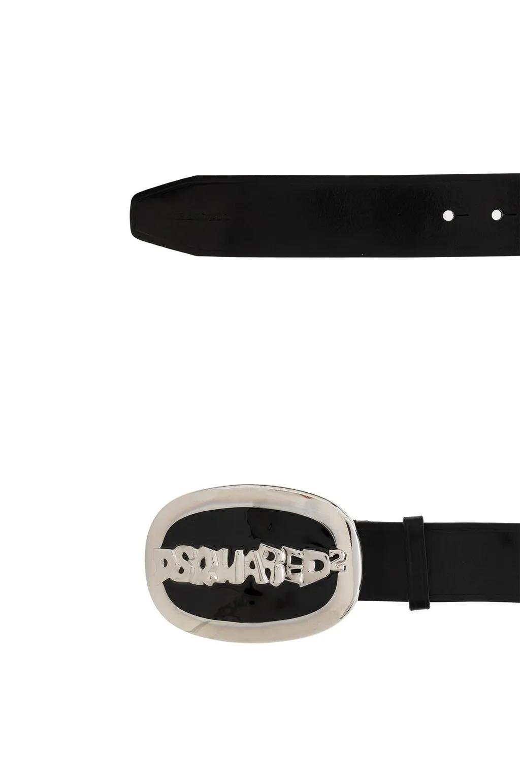Dsquared2 Logo-Plaque Buckle Belt