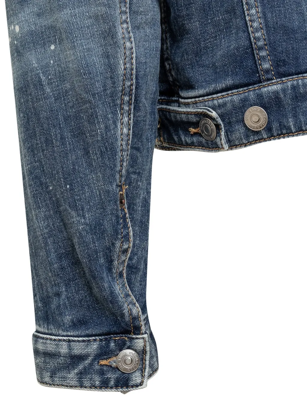 Dsquared2 Distressed Denim Jacket