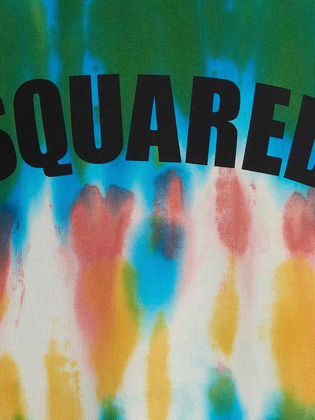 Dsquared2 Tie-Dyed Logo Printed Hoodie