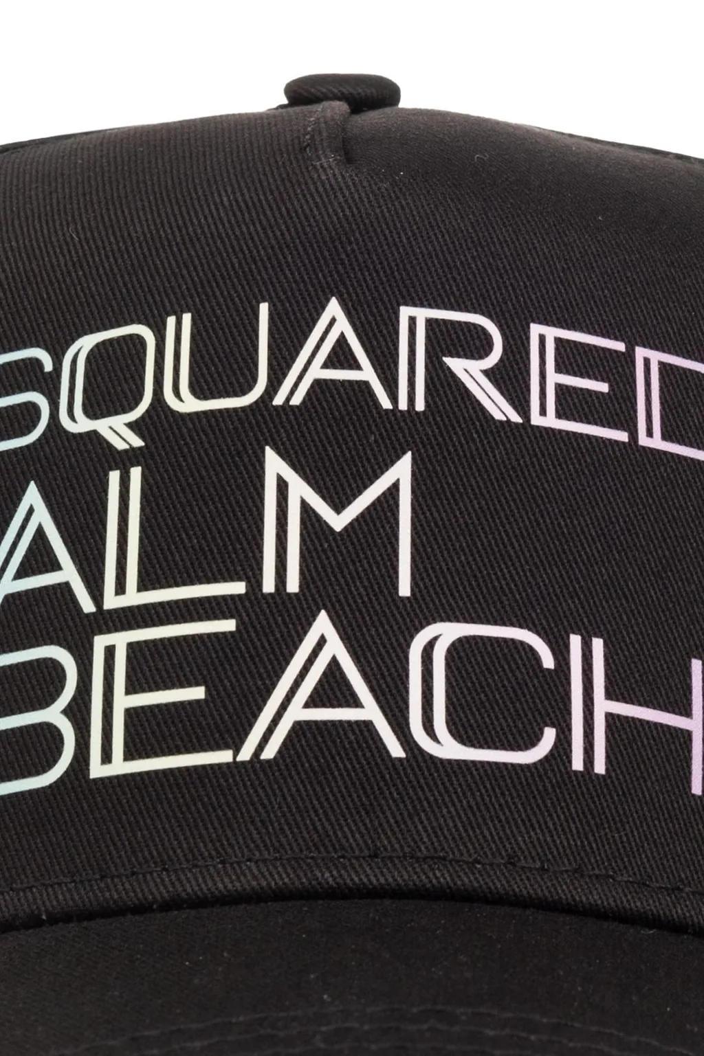 Dsquared2 Slogan-Printed Distressed Baseball Cap