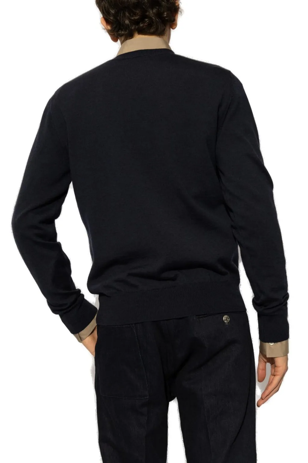 Dsquared2 Logo-Intarsia Crewneck Knitted Jumper