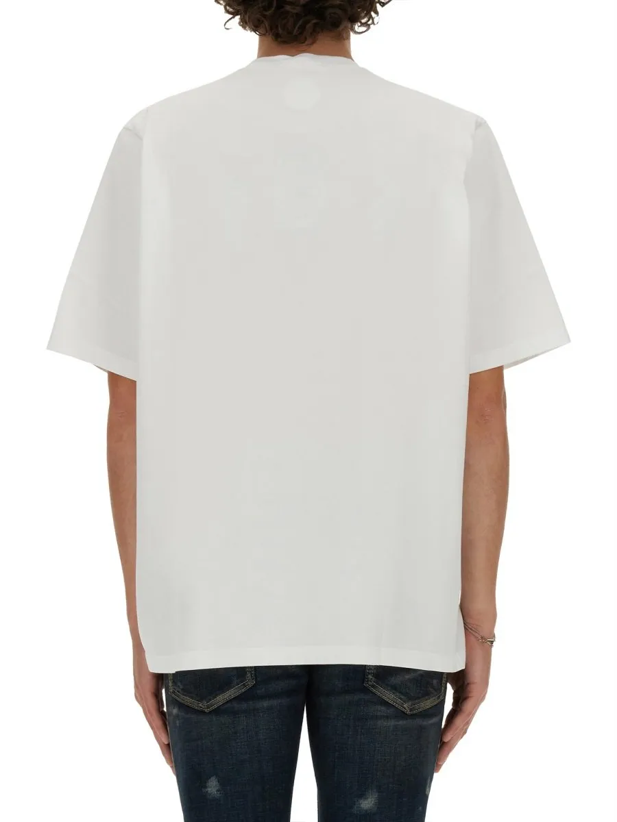 Dsquared2 Logo Printed Crewneck T-Shirt
