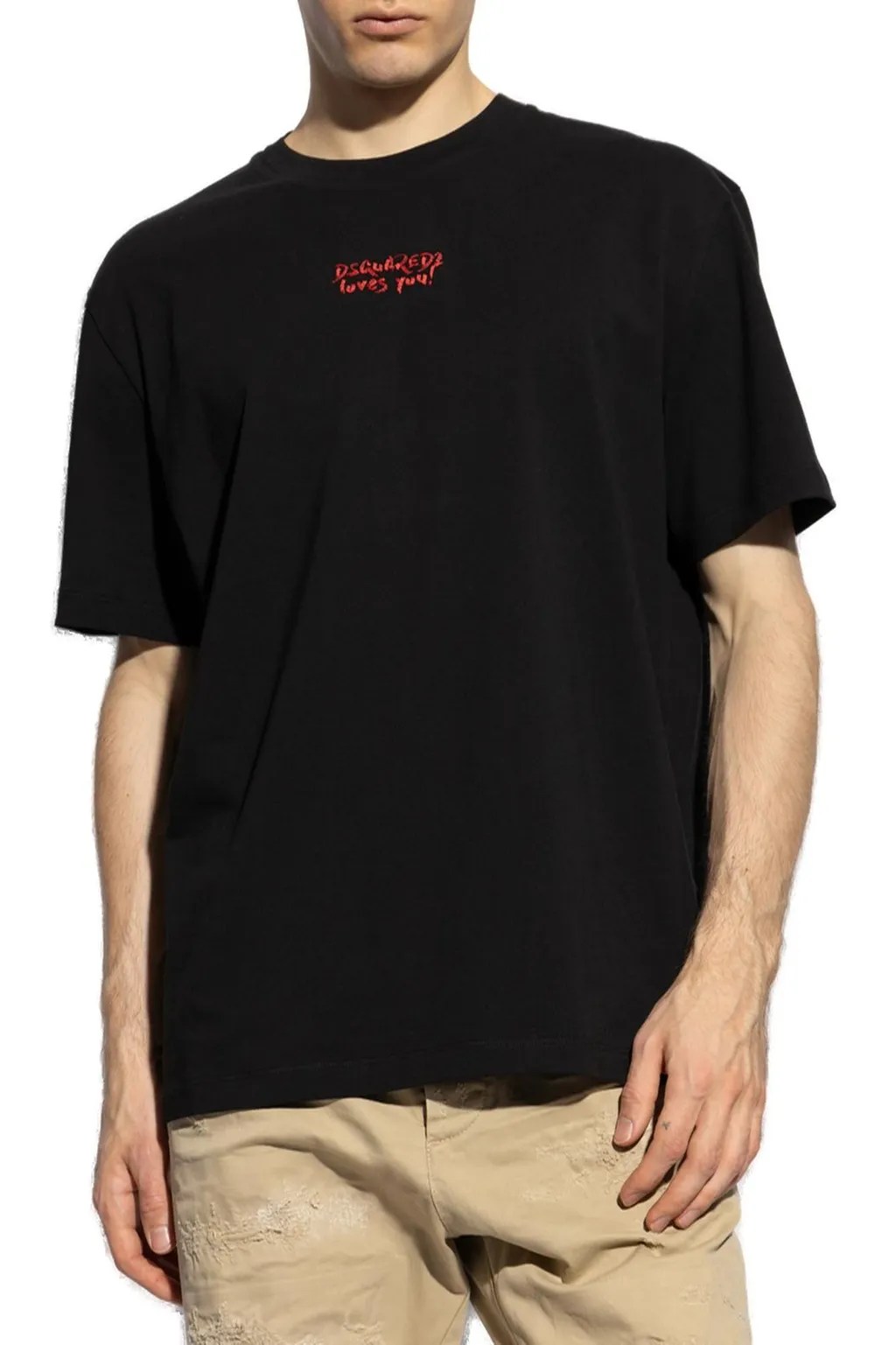 Dsquared2 Logo-Printed Crewneck T-Shirt