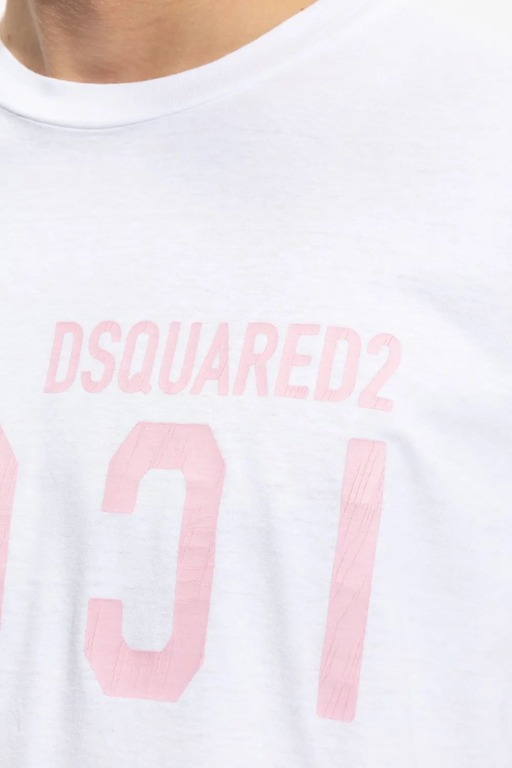 Dsquared2 Logo Printed Crewneck T-Shirt