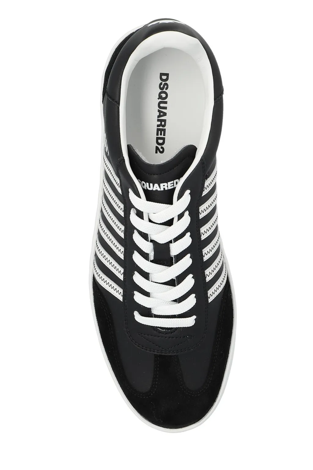 Dsquared2 Round Toe Low-Top Sneakers