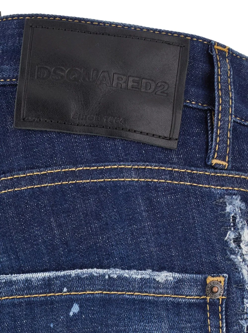 Dsquared2 Dark Cb Wash Cool Guy Distressed Jeans