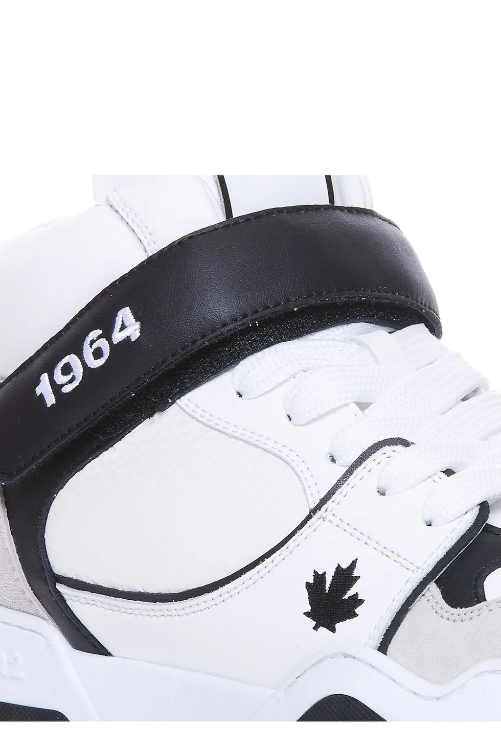 Dsquared2 Spiker Round Toe Lace-Up Sneakers