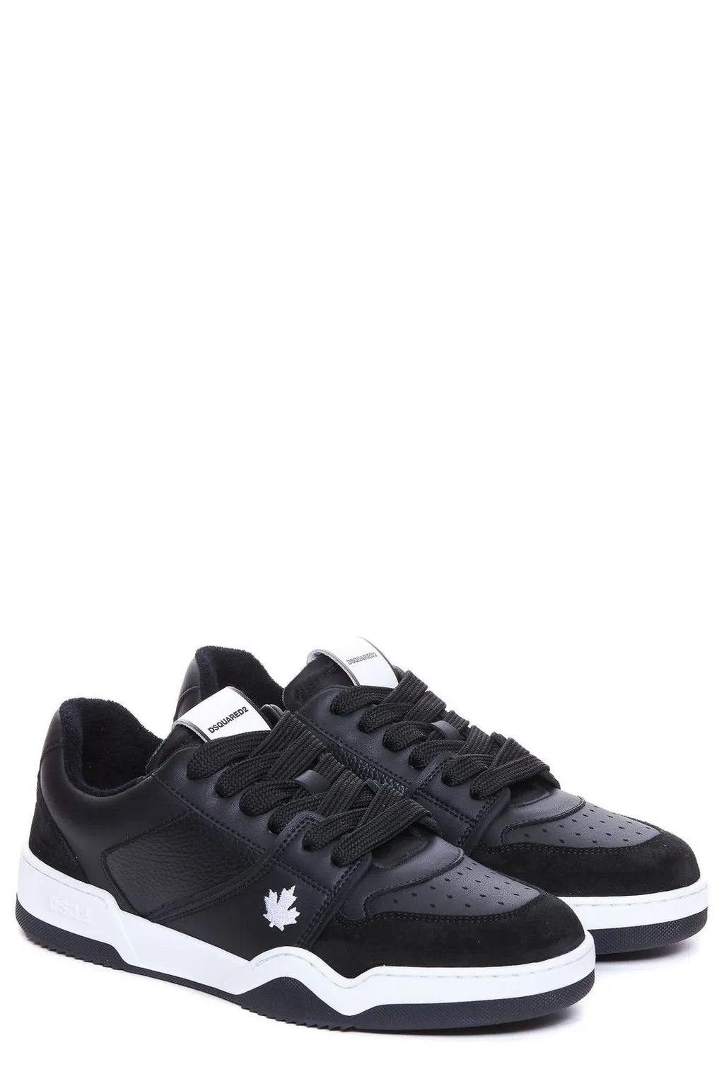Dsquared2 Logo-Embroidered Low-Top Sneakers