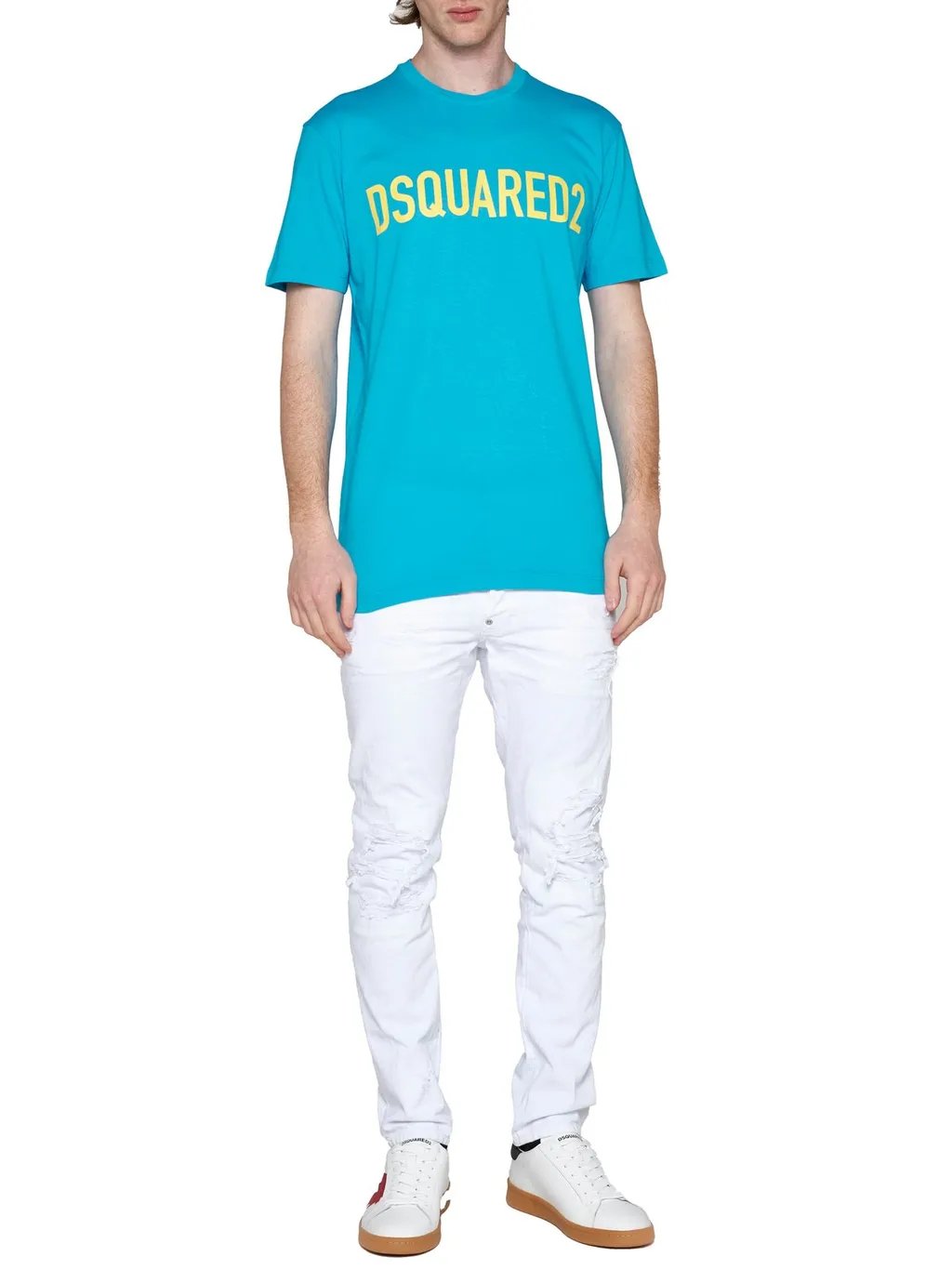 Dsquared2 Logo Printed Crewneck T-Shirt