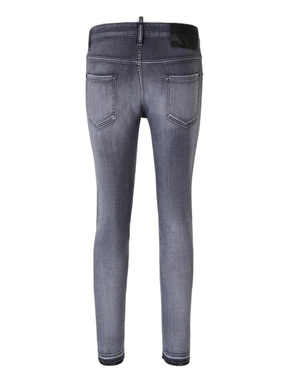 Dsquared2 Faded Straight-Leg Skinny Jeans