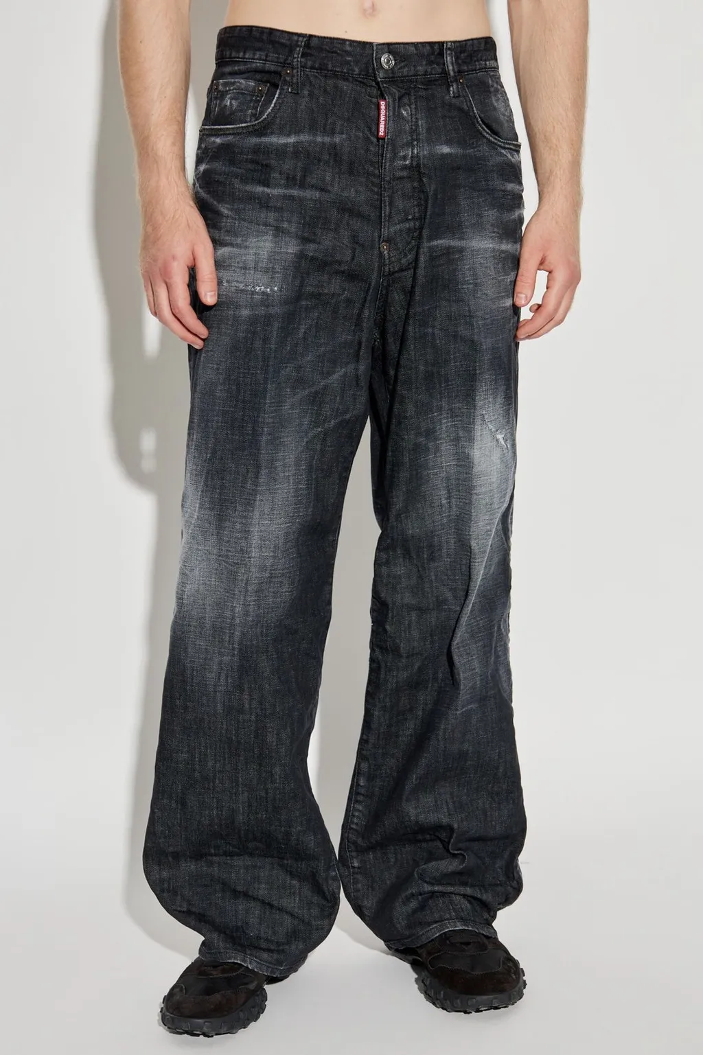 Dsquared2 Distressed Loose-Fit Jeans