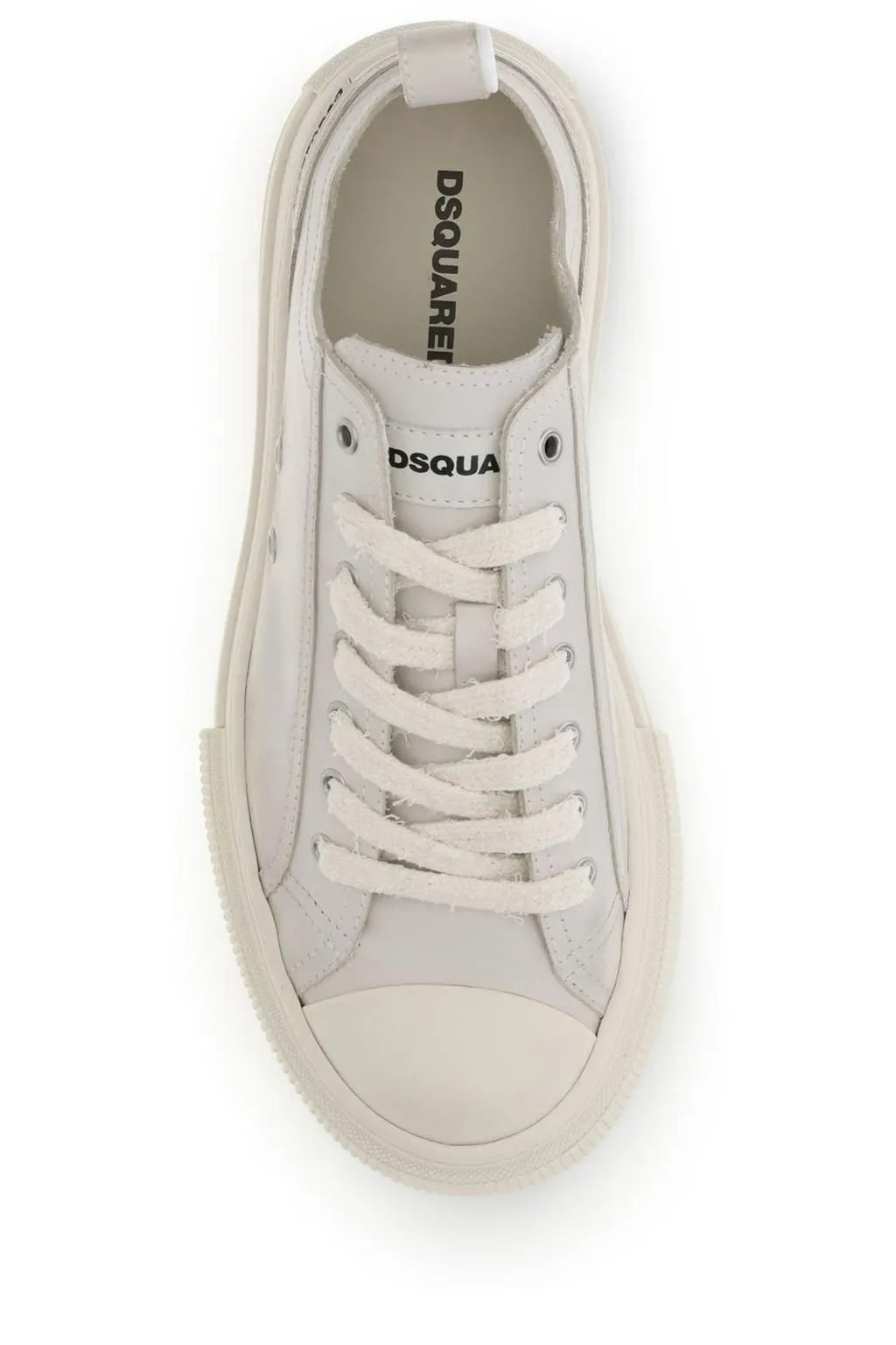 Dsquared2 Round-Toe Platform Lace-Up Sneakers